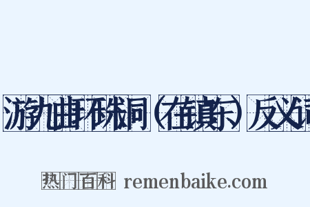 游九曲环珠洞（在镇东）反义词是什么意思的图片